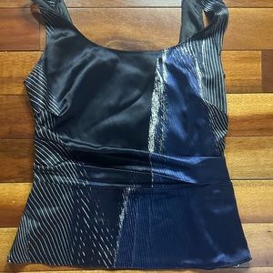 Elie Tahari 80% silk tank.  Size small